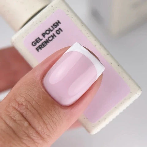 NAILSOFTHEDAY French 01 esmalte semipermanente rosa nude nivel reducido de pigmentación 10 ml