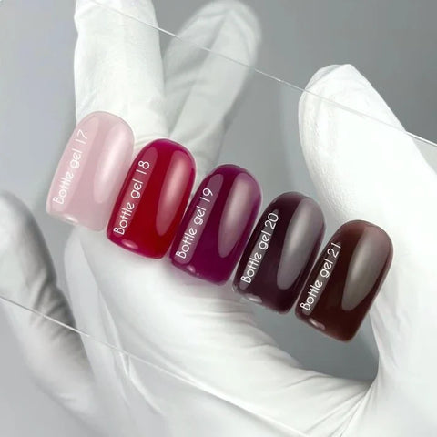 NAILSOFTHEDAY Bottle gel 18 – Gel Súper Color Rojo Clásico Fuerte 10 ml