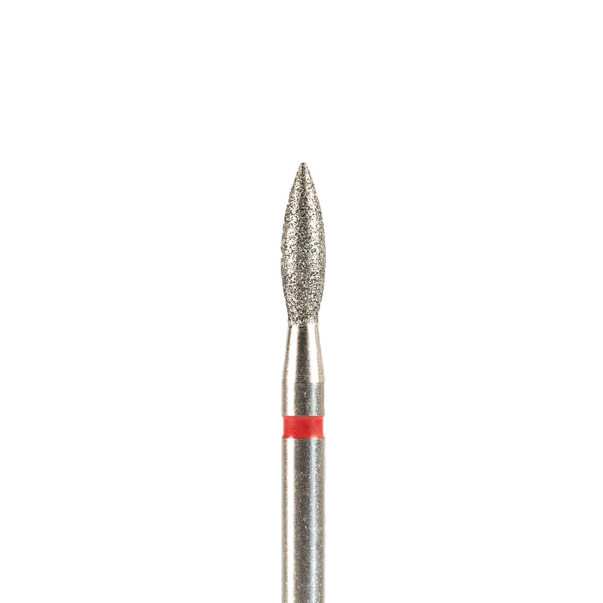 Fresa/Broca de diamante, forma de llama roja 2.3 8mm