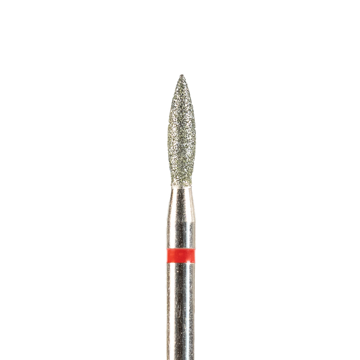 Fresa/Broca de diamante, forma de llama roja 2.1 8mm