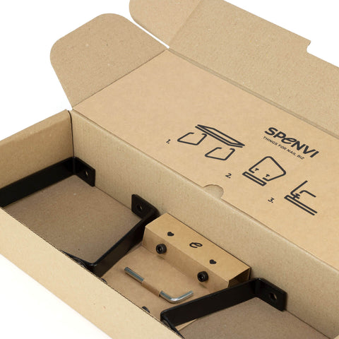 Apoyabrazo Blanco con Patas Metálicas Inclinadas