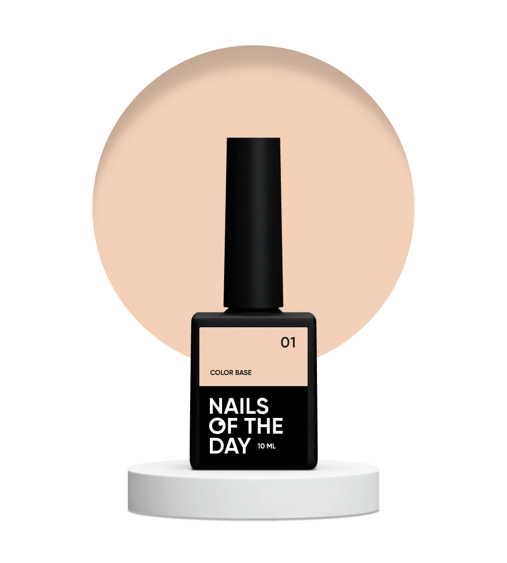 NAILSOFTHEDAY Color base 01 Beige Arena 10 ml