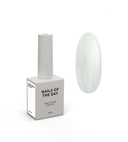 Nailsoftheday NEW Formula milk 07 lechoso con brillo dorado 10 ml