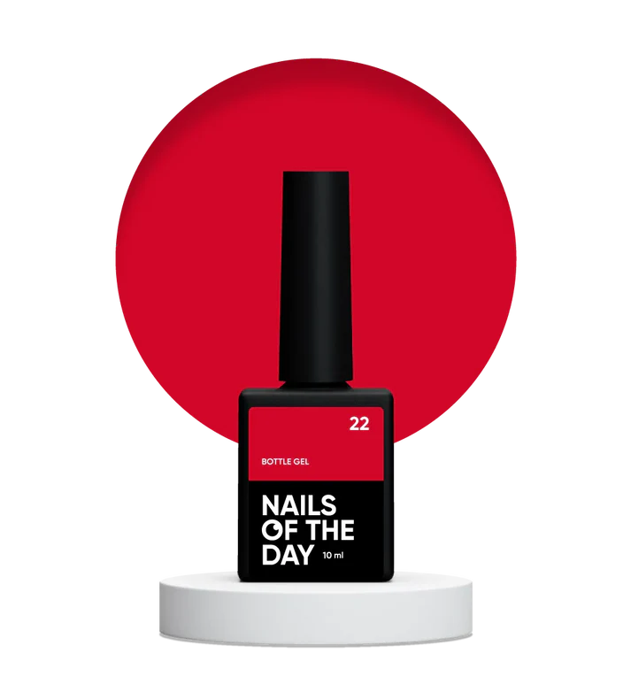 NAILSOFTHEDAY Bottle Gel 22 – Color Frambuesa Oscuro 10 ml