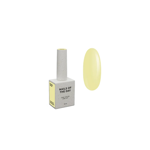 NAILSOFTHEDAY Color del mes Julio 2025-Color Amarillo Banana 10 ml.