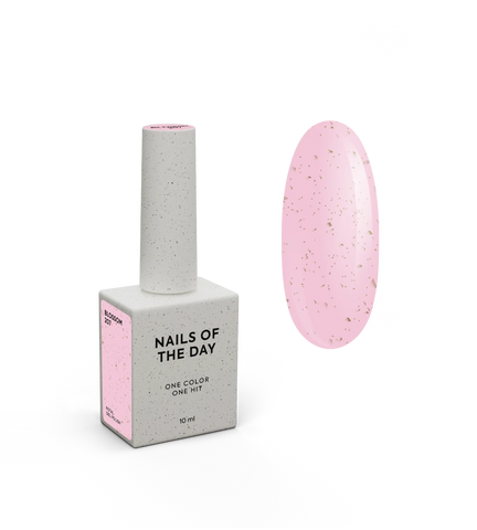 NAILSOFTHEDAY Gel Polish Blossom -Rosa Suave Con Pan De Oro 10ml
