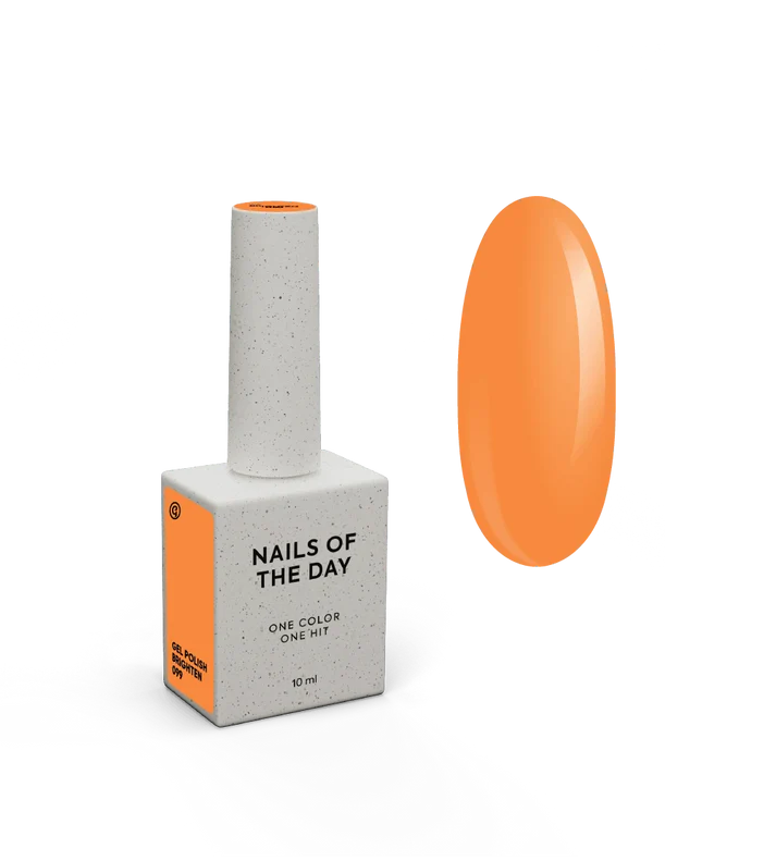 NAILSOFTHEDAY Esmalte Semipermanente Brighten  Color Amarillo 10 ml.