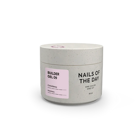 NAILSOFTHEDAY Builder Gel 09(Premium Gel 2) — gel Color Rosa Lechoso 30 ml
