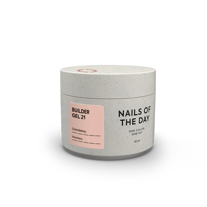 NAILSOFTHEDAY Builder Gel 21  Nude Cálido 30 ml
