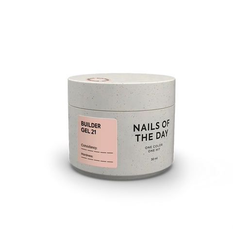 NAILSOFTHEDAY Builder Gel 21  Nude Cálido 30 ml