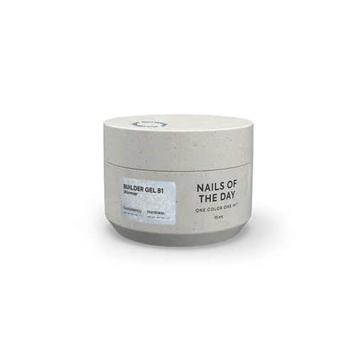 NAILSOFTHEDAY Builder Gel 81 Lechoso con Shimmer 15 ml