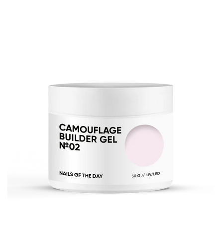 NAILSOFTHEDAY Camouflage builder gel 02-Camuflaje Color Rosa Pálido 30 g
