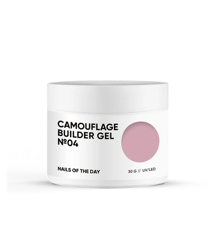 NAILSOFTHEDAY Camouflage builder gel 04- Camuflaje Color Nude30 g