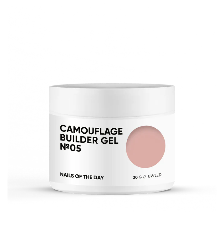 NAILSOFTHEDAY Camouflage builder gel 05-Camuflaje Color Marrón Claro 30 g