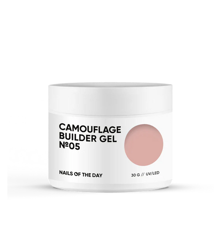 NAILSOFTHEDAY Camouflage builder gel 05-Camuflaje Color Marrón Claro 30 g
