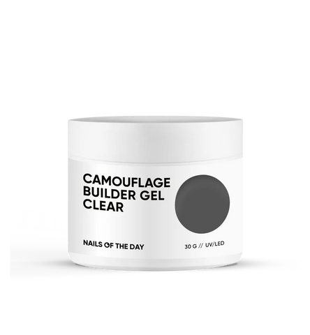 NAILSOFTHEDAY Camouflage builder gel Clear - Camuflaje Espeso Transparente 30 g