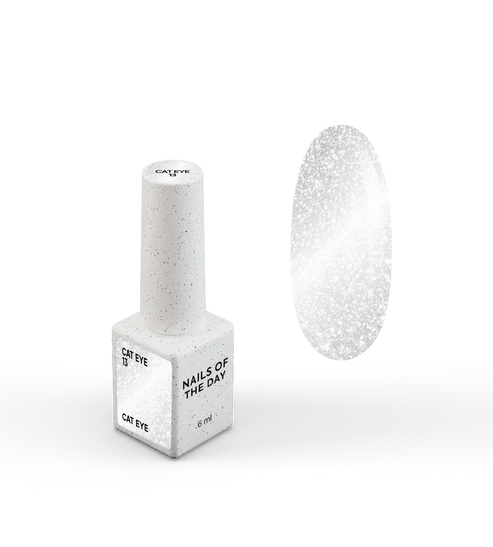 NAILSOFTHEDAY Cat Eye 13 esmalte  ojo de gato plateado  transparente 6 ml