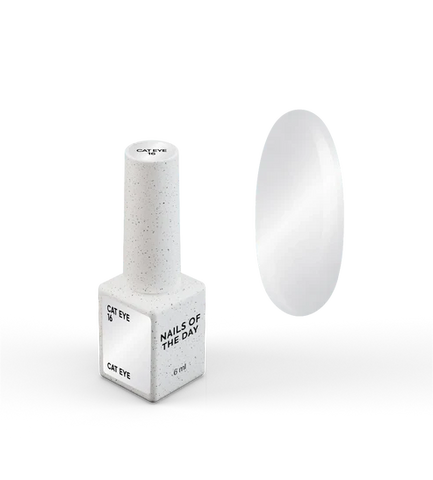 NAILSOFTHEDAY  Cat Eye 16 esmalte efecto ojo de gato plateado transparente 6 ml