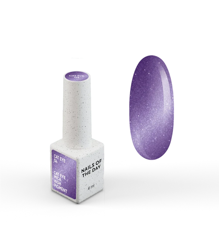 NAILSOFTHEDAY Cat Eye 04 Morado efecto ojo de gato con partículas metálicas 6 ml