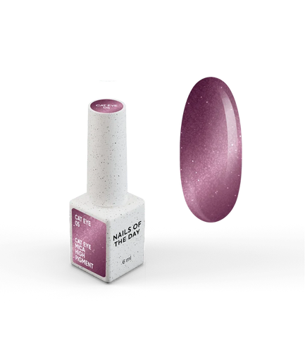 NAILSOFTHEDAY Cat Eye 05 Rosa efecto ojo de gato con partículas metálicas 6 ml.