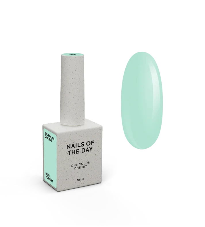 NAILSOFTHEDAY Gel Polish Chic — turquesa pastel  10 ml
