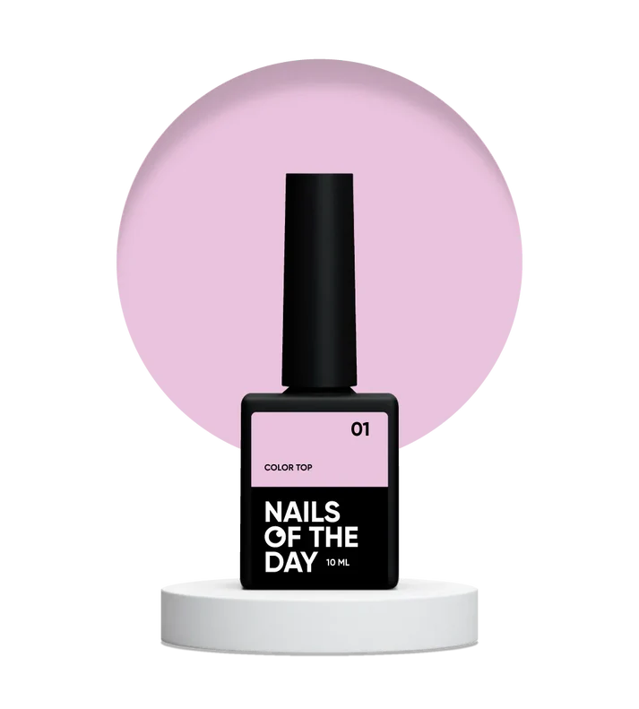 NAILSOFTHEDAY Color Top 01 —Color Rosa Suave 10 ml.