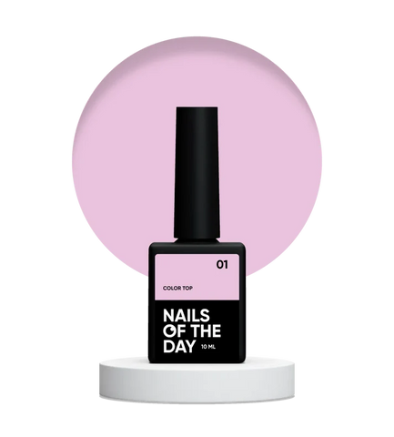 NAILSOFTHEDAY Color Top 01 —Color Rosa Suave 10 ml.