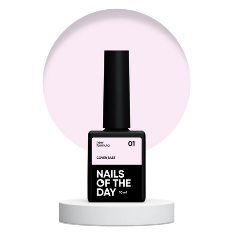 Nailsoftheday Cover base New Fórmula 01 Rosa Claro 10 ml