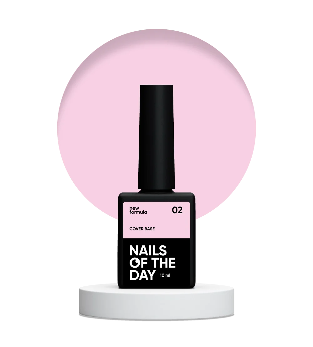 Nailsoftheday Cover base New Fórmula 02 Rosa Nude 10 ml
