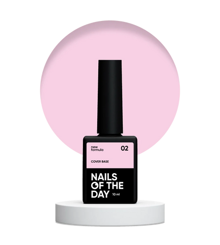 Nailsoftheday Cover base New Fórmula 02 Rosa Nude 10 ml