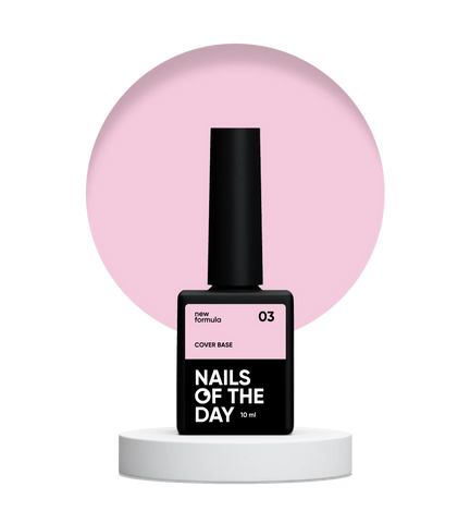 Nailsoftheday Cover base New Fórmula 03 Melocotón 10 ml