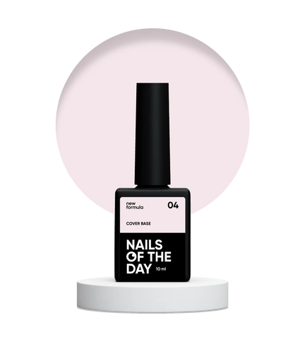 Nailsoftheday Cover base New Fórmula 04-Rosa Polvo 10 ml