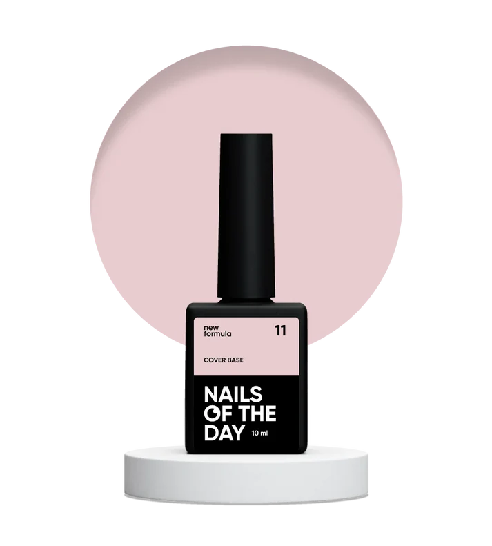Nailsoftheday Cover base NEW Formula 11 -Nude Suave 10 ml
