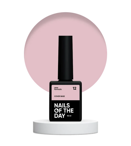 Nailsoftheday Cover base NEW Formula 12-Beige Rosado 10 ml