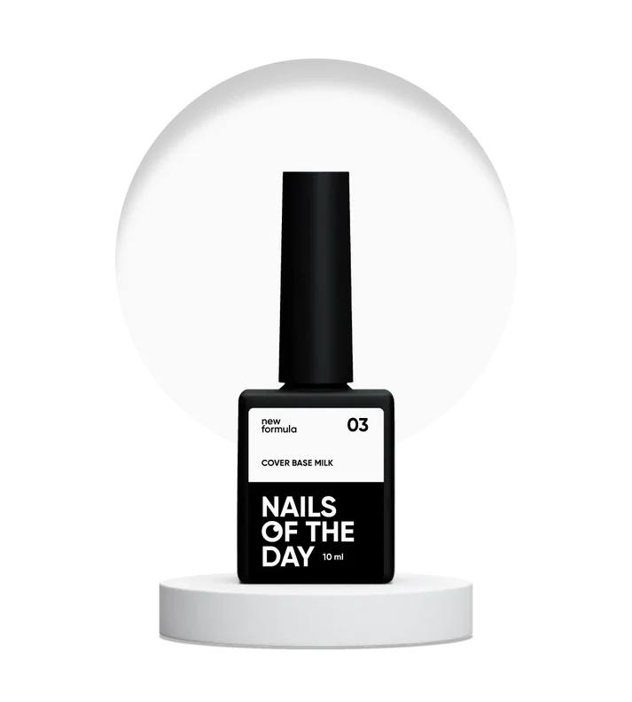Nailsoftheday Cover base NEW Formula milk 03- Lechoso 10 ml
