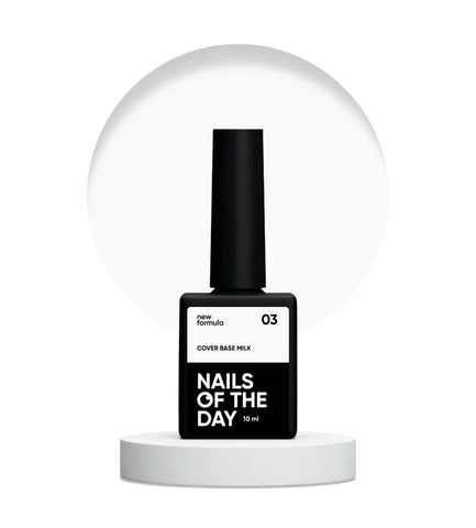 Nailsoftheday Cover base NEW Formula milk 03- Lechoso 10 ml