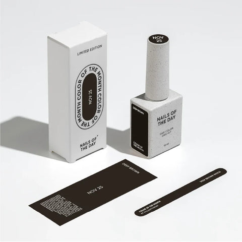 NAILSOFTHEDAY Color de mes Noviembre Marrón Profundo 10ml