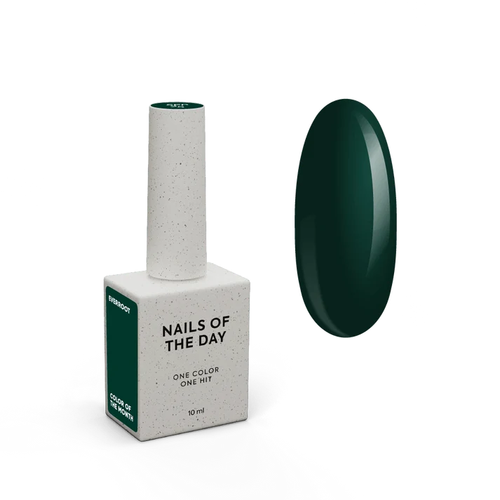 NAILSOFTHEDAY Color del Mes Septiembre 2025 Everroot- Color Verde Profundo 10ml