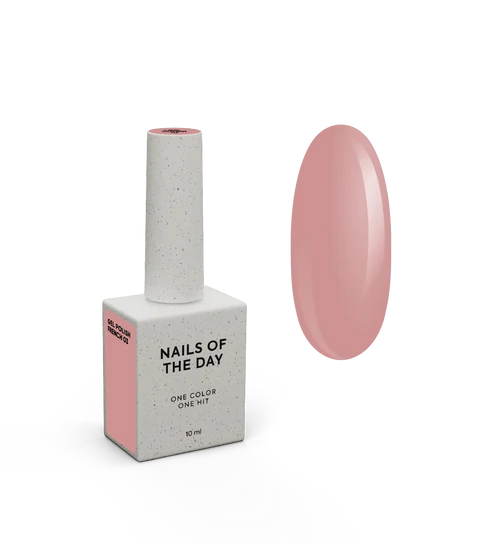 NAILSOFTHEDAY French 03 esmalte semipermanente nude nivel reducido de pigmentación 10 ml