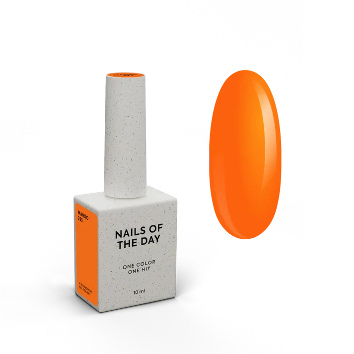 NAILSOFTHEDAY Gel Polish Mango-223  Naranja Neón  10 ml