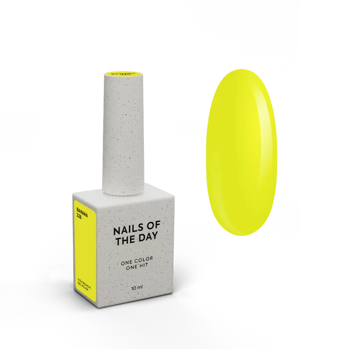 NAILSOFTHEDAY Gel Polish Banana-Amarillo Neón 10 ml