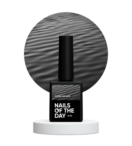 NAILSOFTHEDAY Glossy Top No Wipe(con una capa pegajosa y sin filtros UV) 10ml