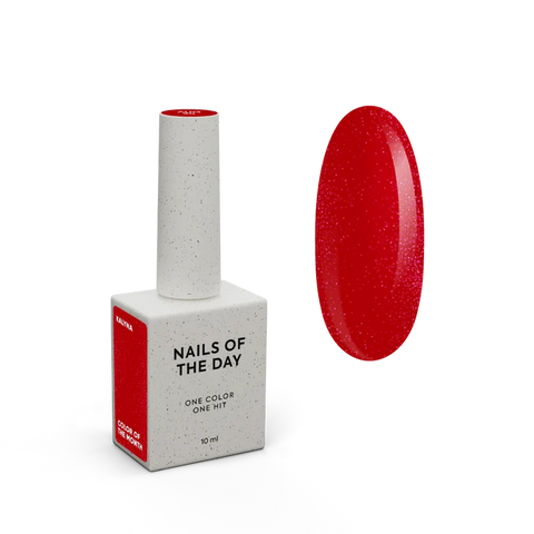 NAILSOFTHEDAY Color del Mes – Agosto 2025 Kalyna – Color Rojo Intenso 10 ml.