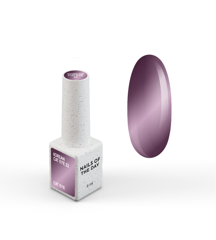 NAILSOFTHEDAY Korean Cat Eye 22  efecto ojo de gato lila 6 ml