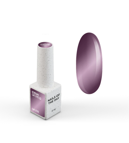 NAILSOFTHEDAY Korean Cat Eye 22  efecto ojo de gato lila 6 ml