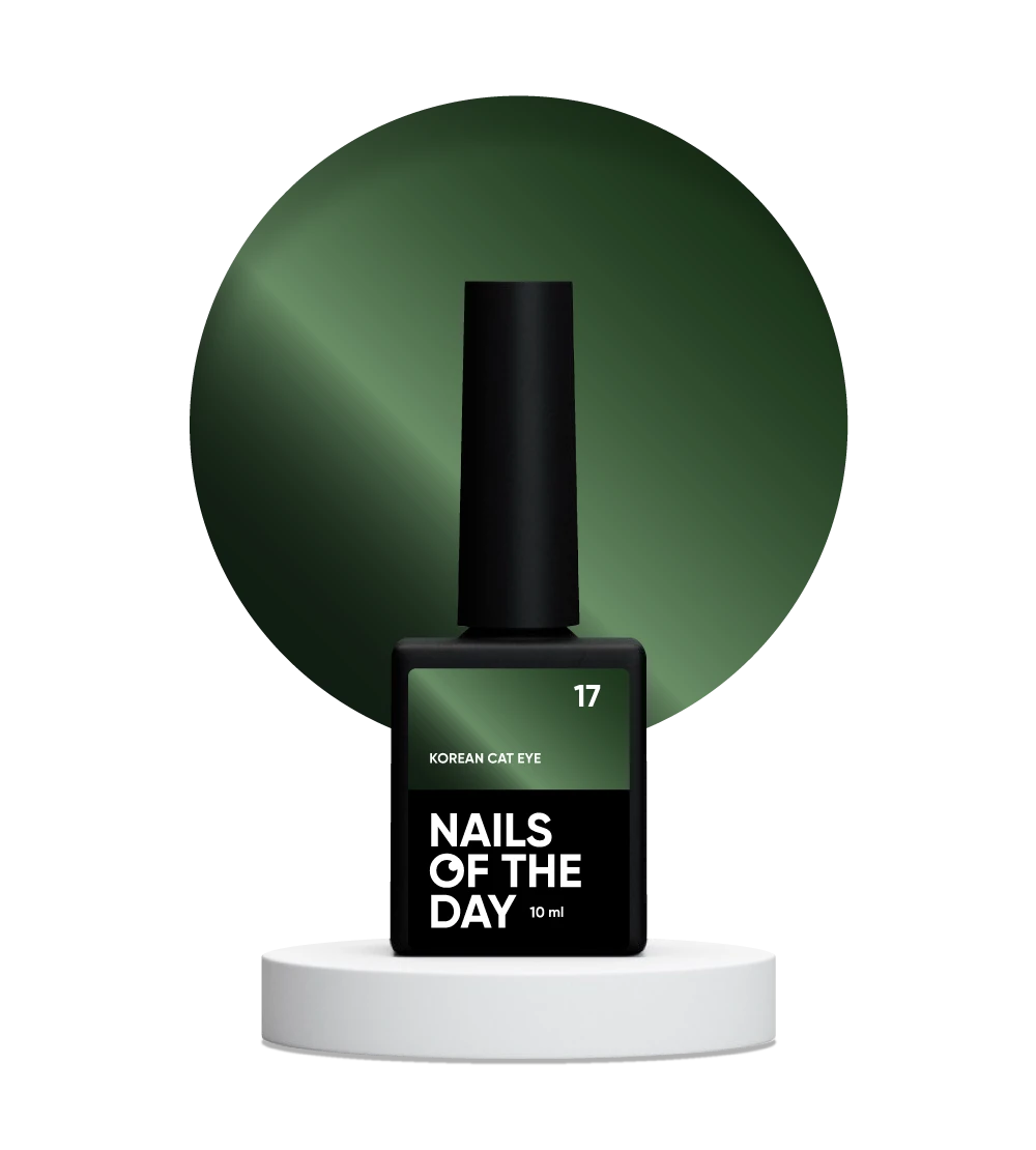 NAILSOFTHEDAY Korean cat eye 17 Ojo De Gato De Color Verde 10 ml