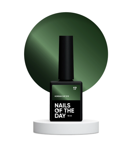 NAILSOFTHEDAY Korean cat eye 17 Ojo De Gato De Color Verde 10 ml