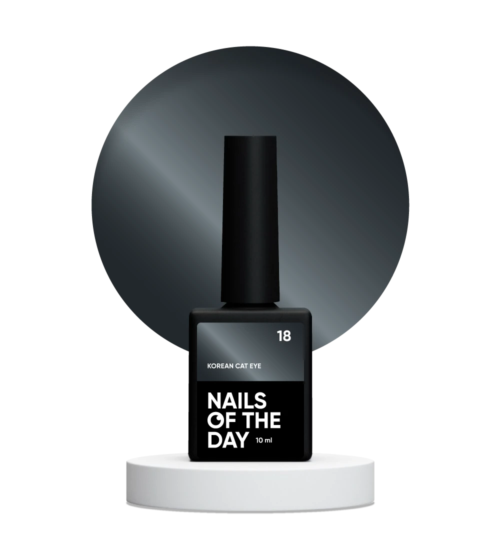 NAILSOFTHEDAY Korean cat eye 18 Ojo De Gato De Color Azul Oscuro 10 ml