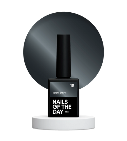 NAILSOFTHEDAY Korean cat eye 18 Ojo De Gato De Color Azul Oscuro 10 ml