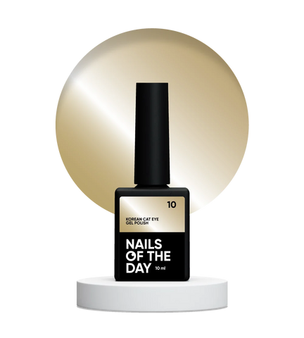 NAILSOFTHEDAY Korean cat eye 10 Ojo De Gato De Color Dorado Calido 10 ml